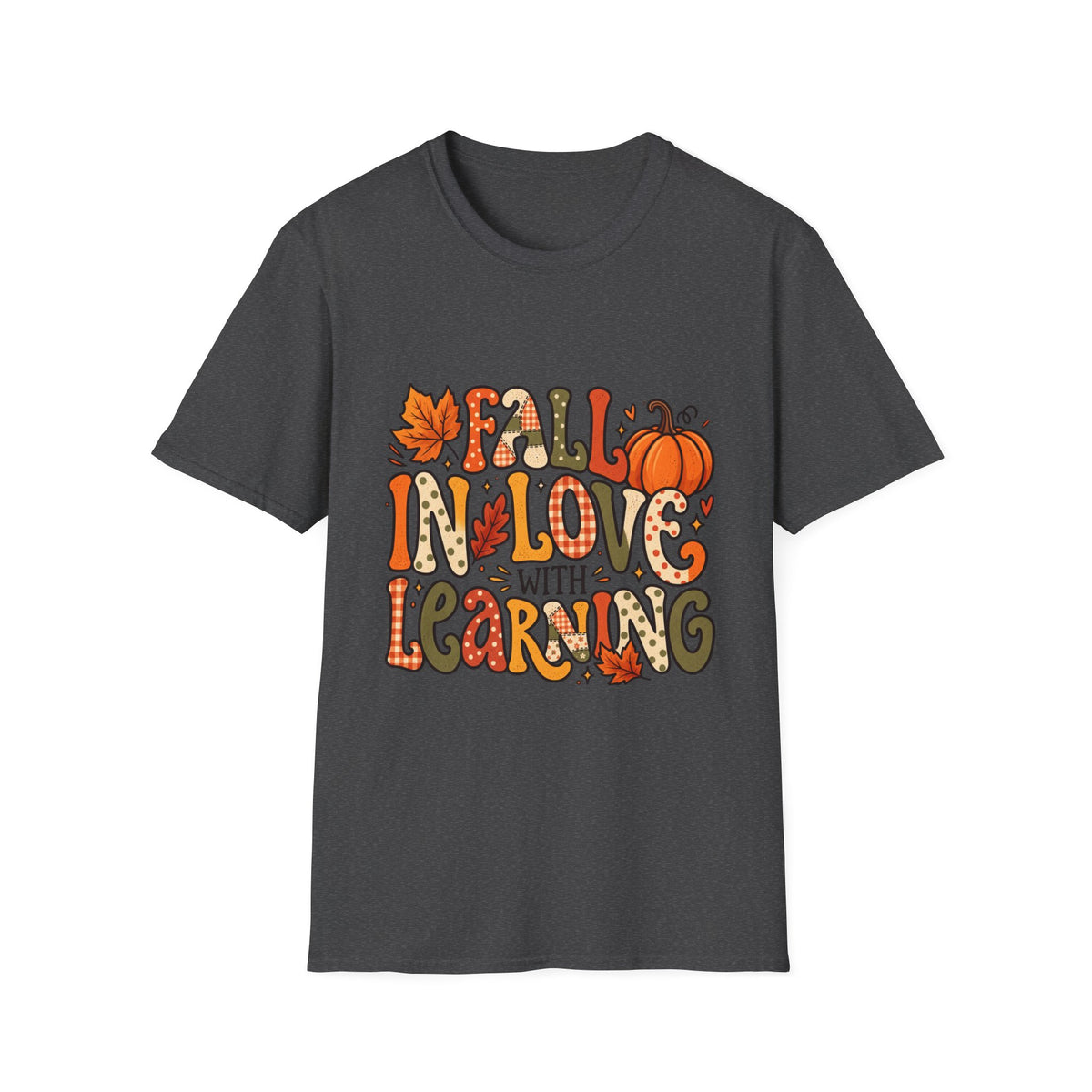 Fall In Love With Learning Teacher T Shirt Classroom Gift For Educators