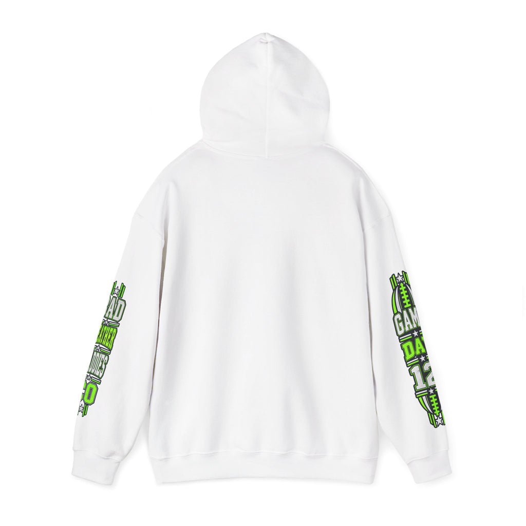 Hoodie - Out of 10 I’m a 12 Football Game Day Dad Hooded Sweatshirt