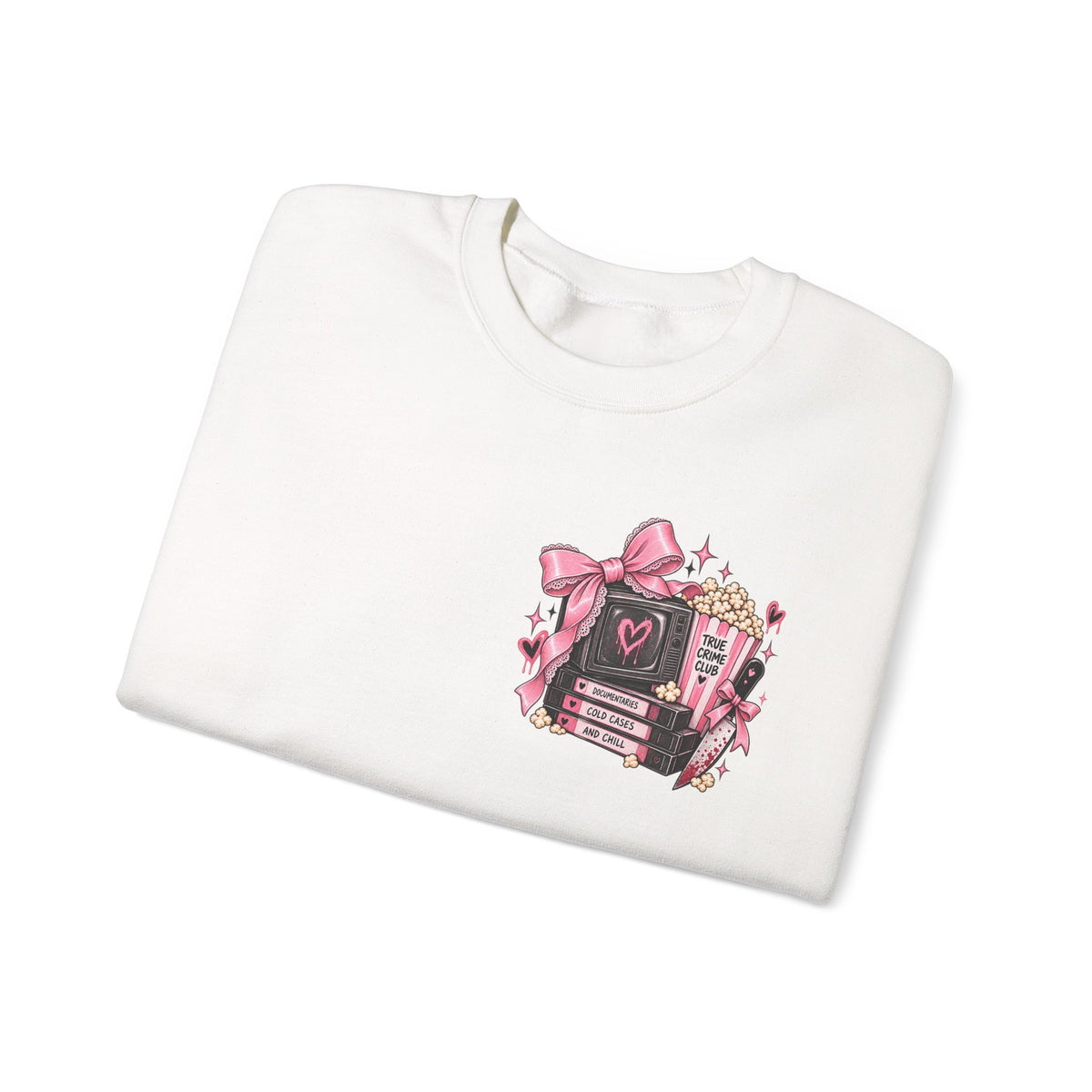 Serial Killer Documentaries and Chill Coquette Crewneck