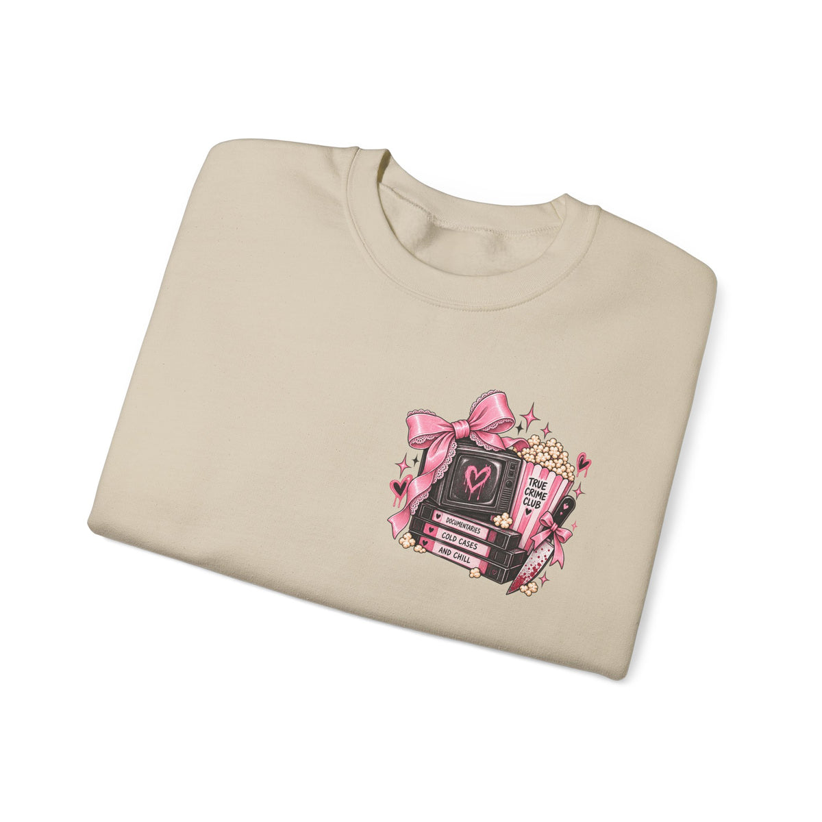 Serial Killer Documentaries and Chill Coquette Crewneck