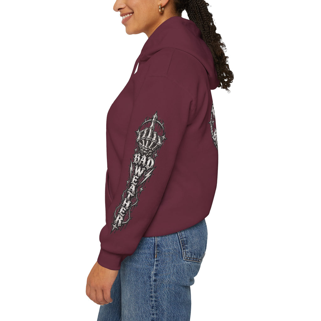 Have a Nice Day Gothic Sleeve Hoodie