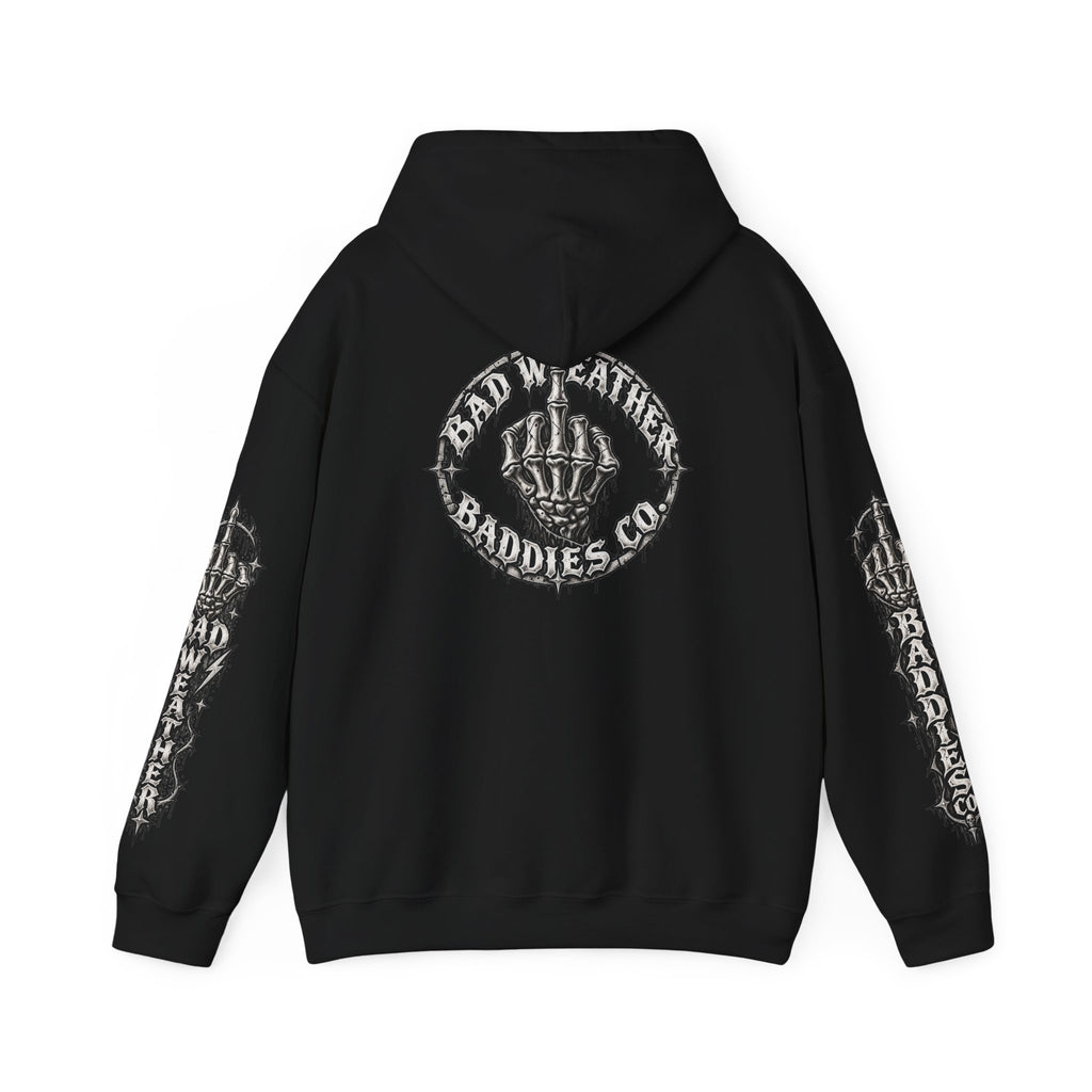 Have a Nice Day Gothic Sleeve Hoodie