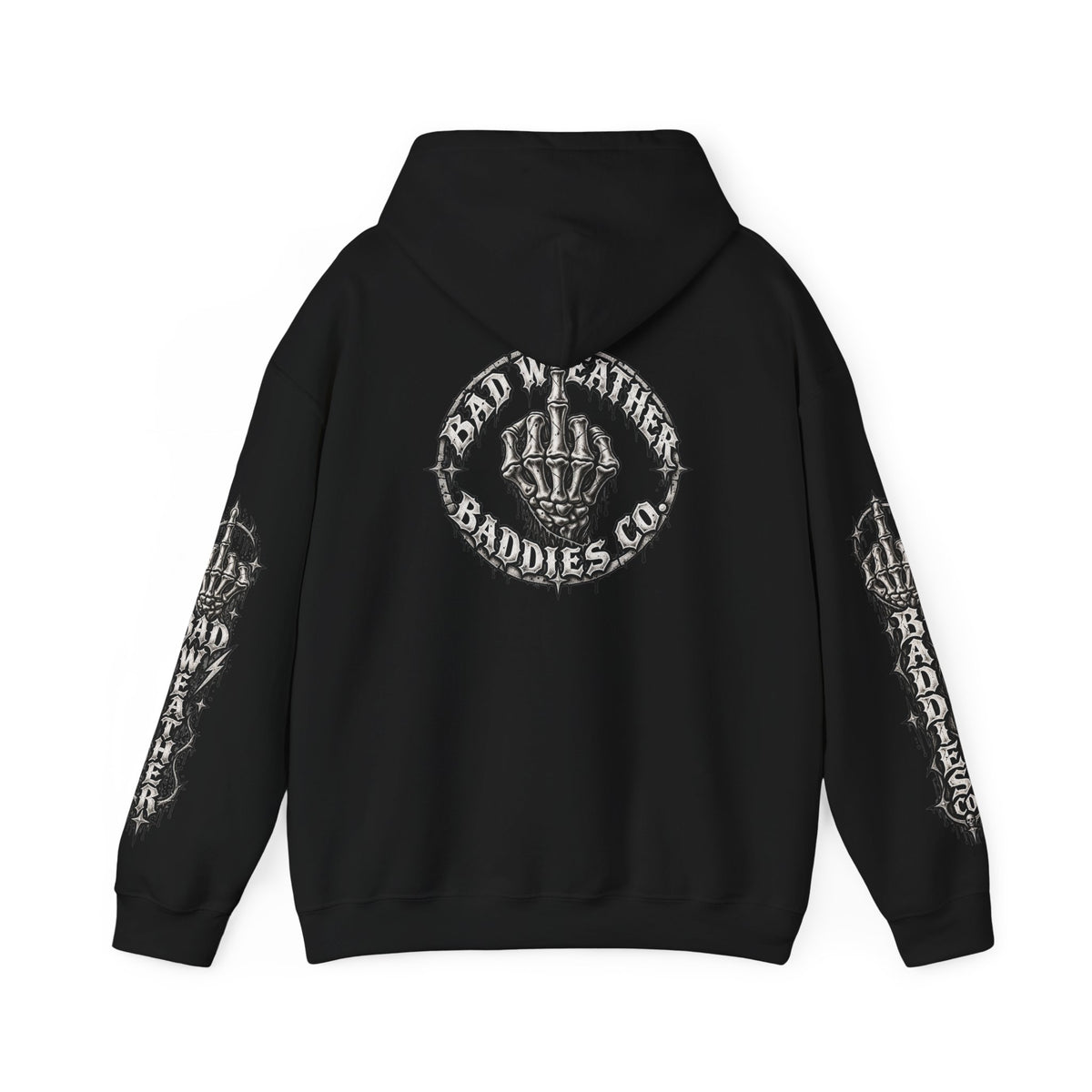 Have a Nice Day Gothic Sleeve Hoodie