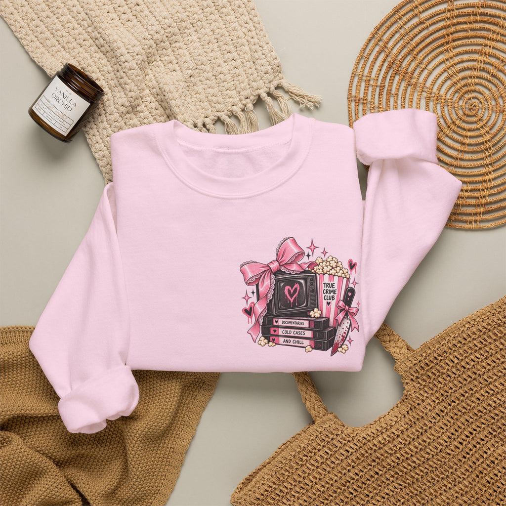 Serial Killer Documentaries and Chill Coquette Crewneck