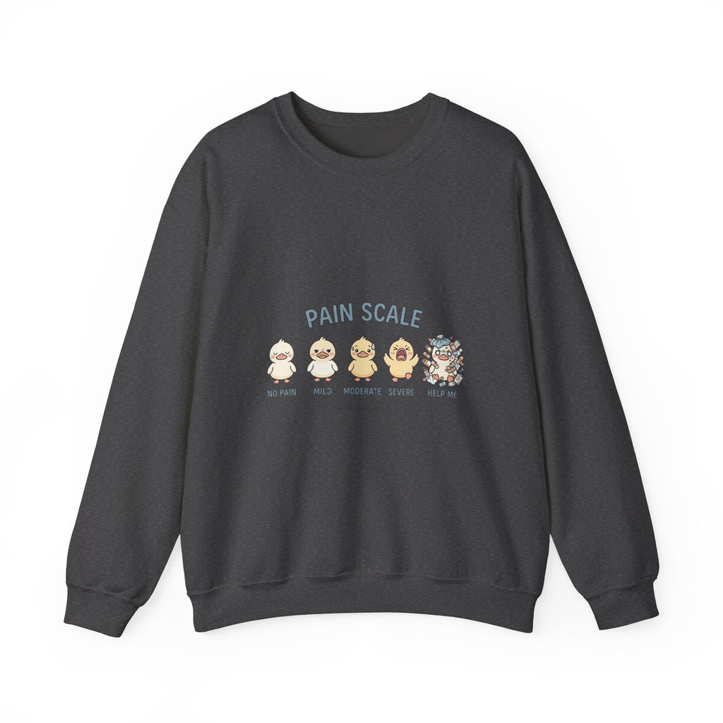 Funny Pain Scale Sweatshirt | Nurse & Healthcare Humor Crewneck