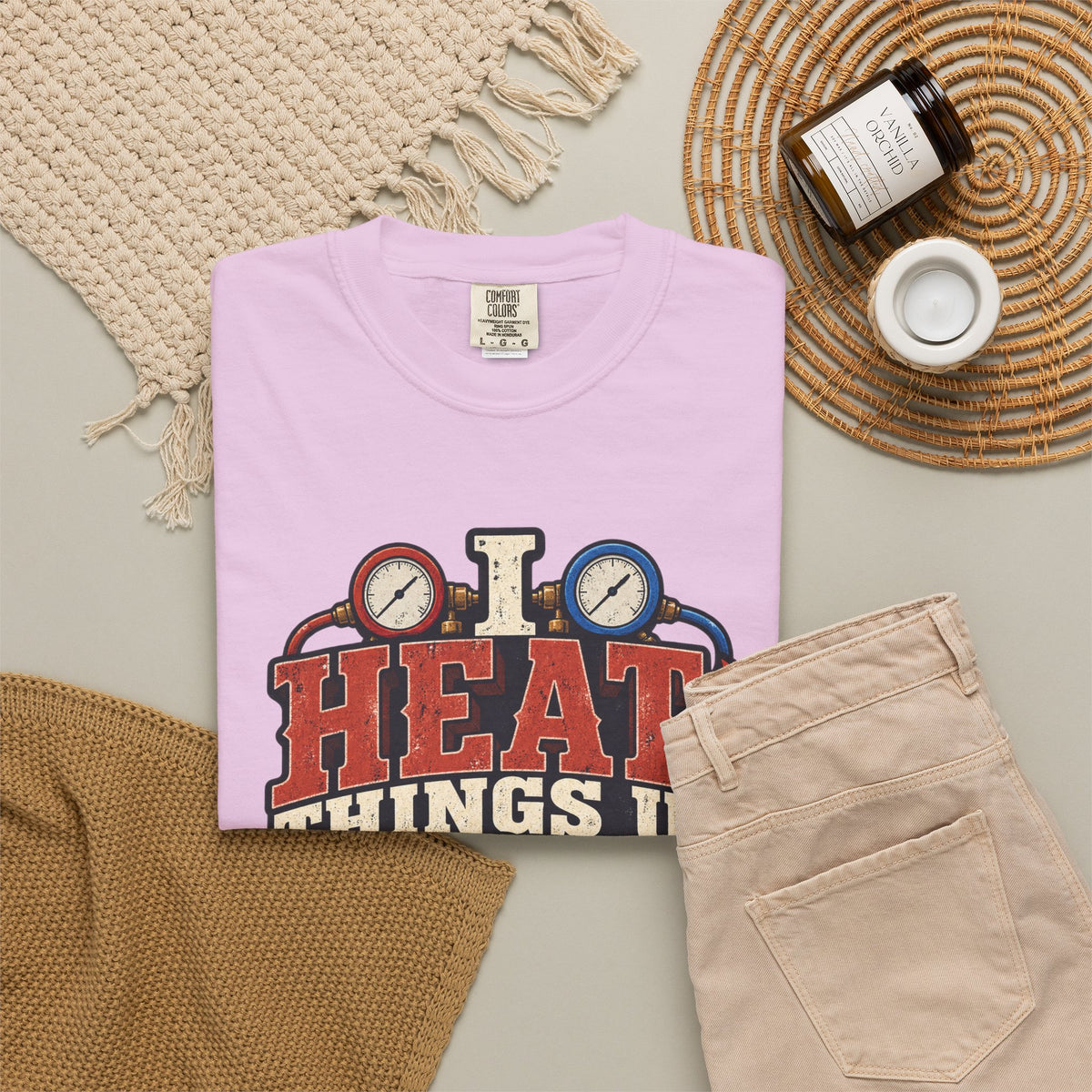 HVAC Hottie — Heat Things Up & Cool Things Down Tee