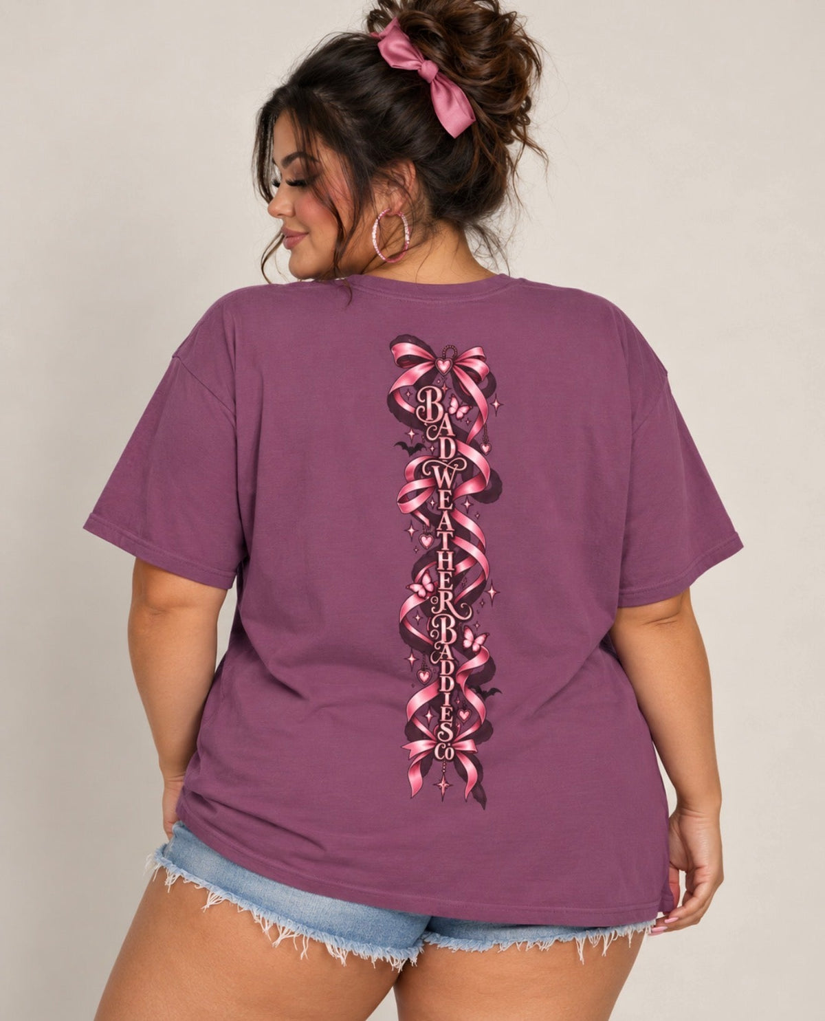 The Economy Is Hard coquette tee front and back lifestyle mockup 4