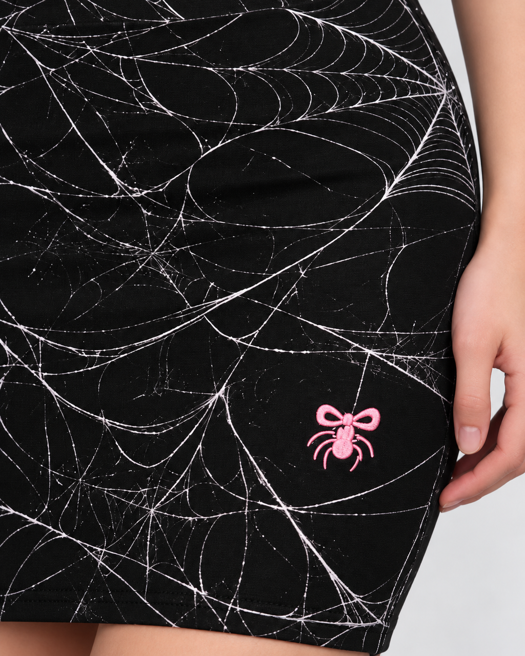 Spiderweb Octave Pencil Skirt detail mockup